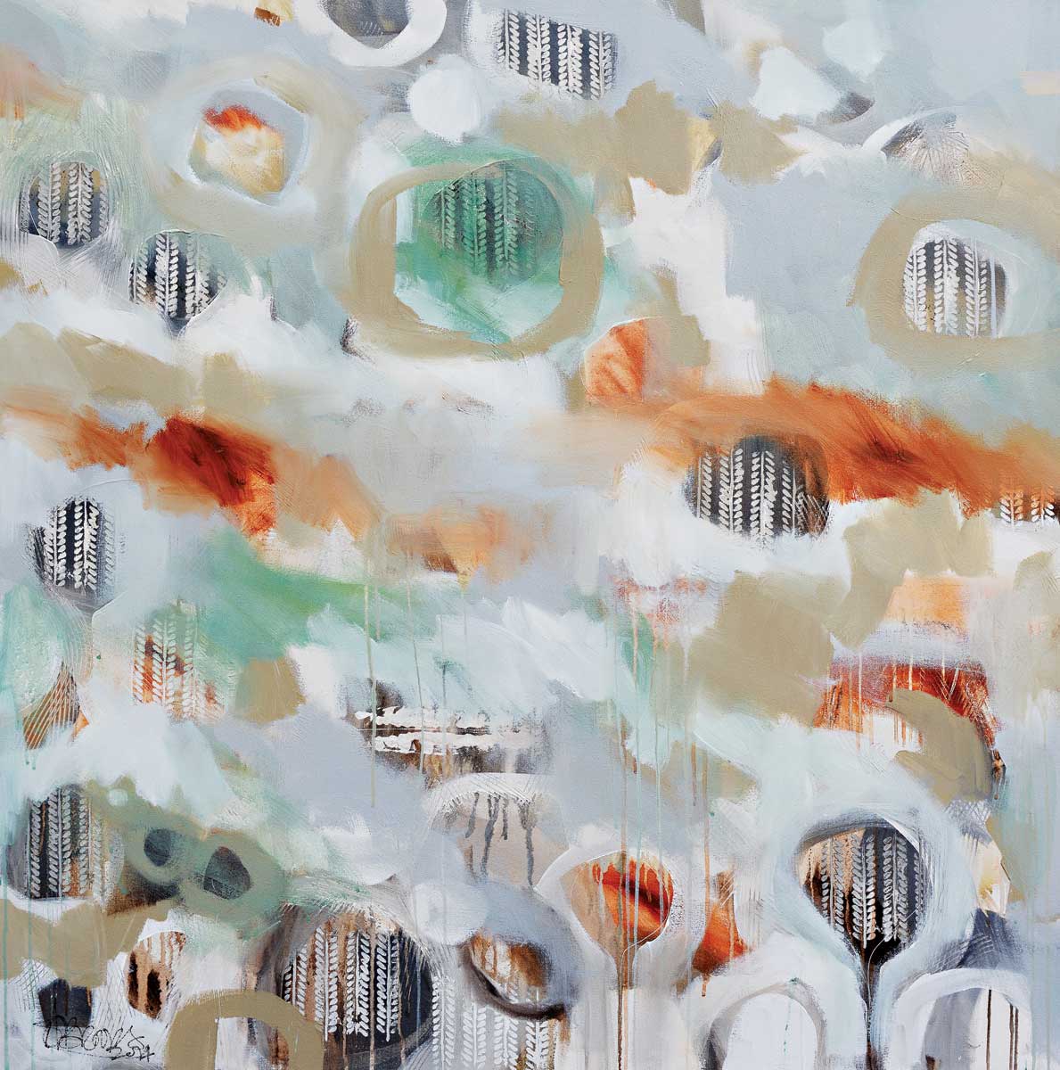 Mixing It Up by artist  A. Brooks