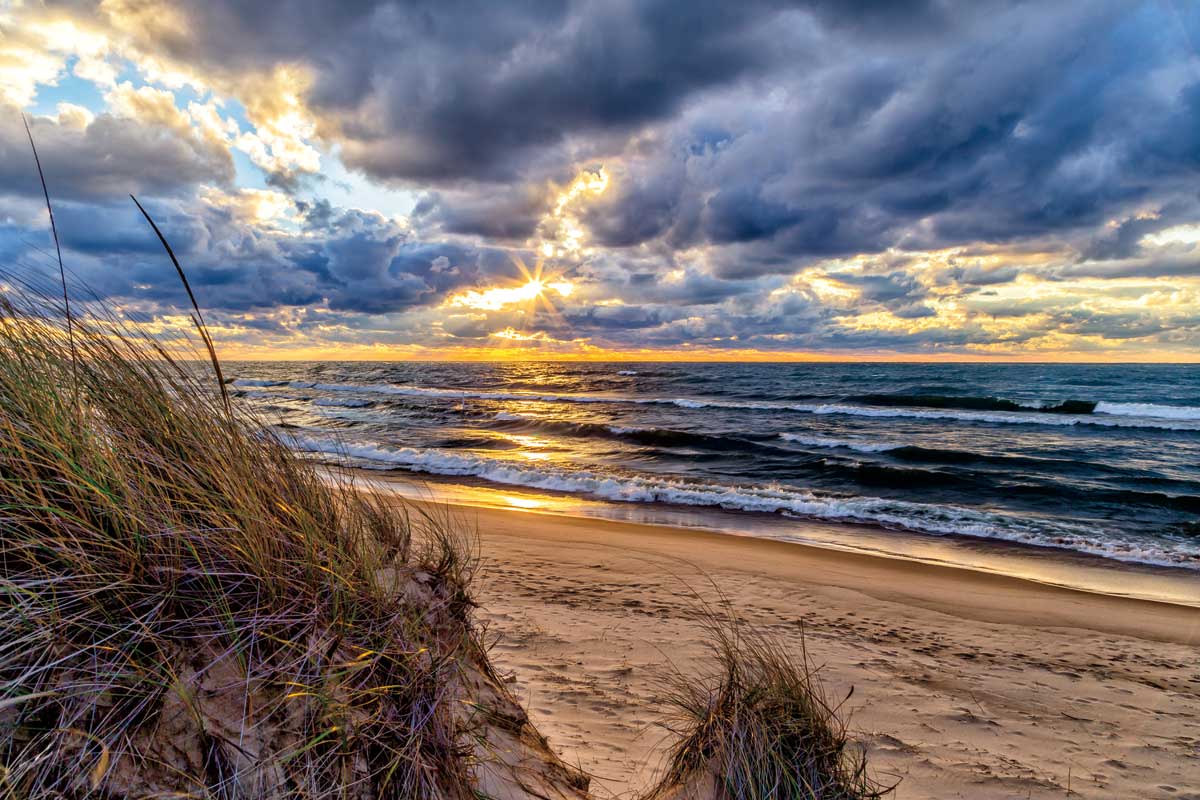 Oval Beach by artist  Gail Howarth