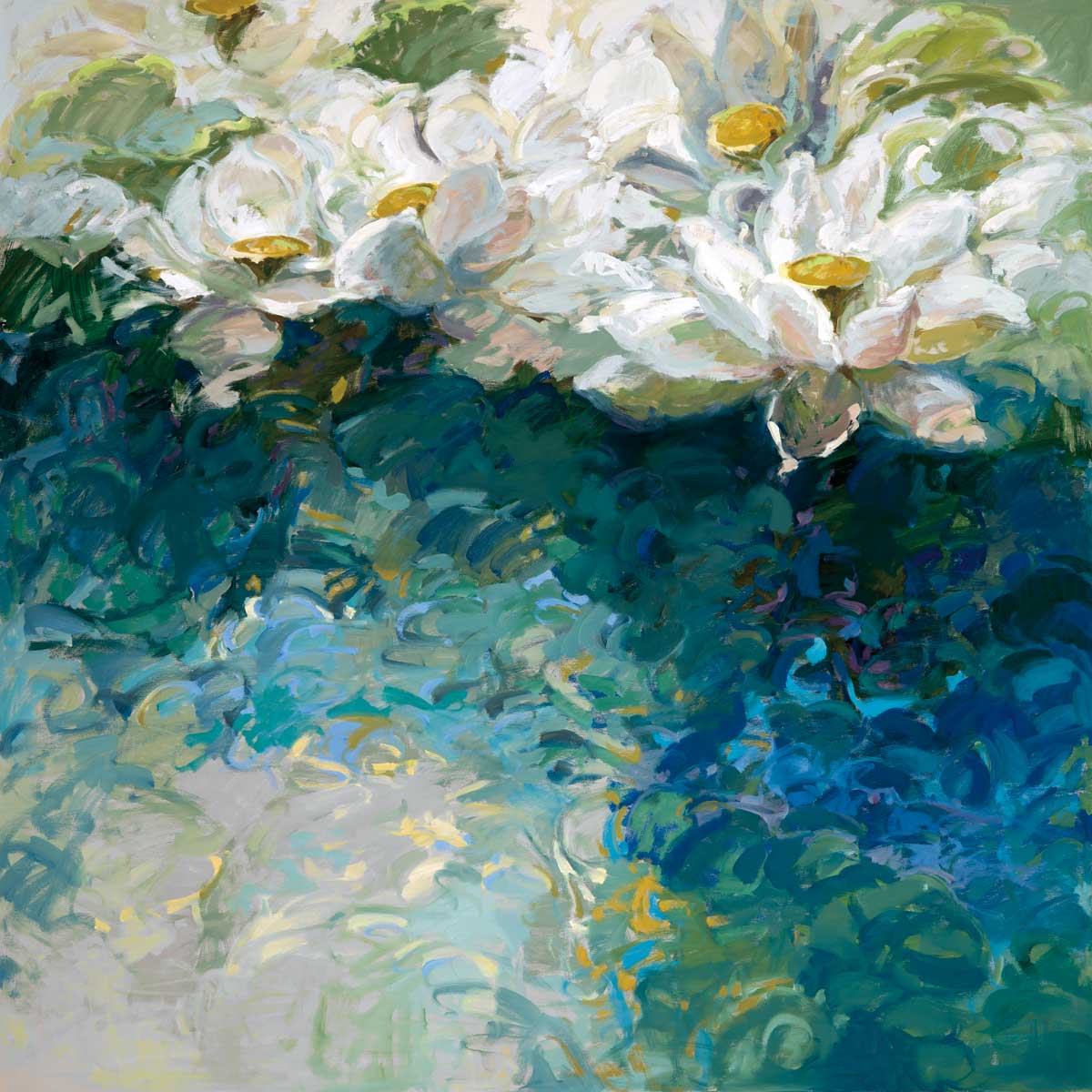 Lilies at Sunrise by artist  Vicki McMurry