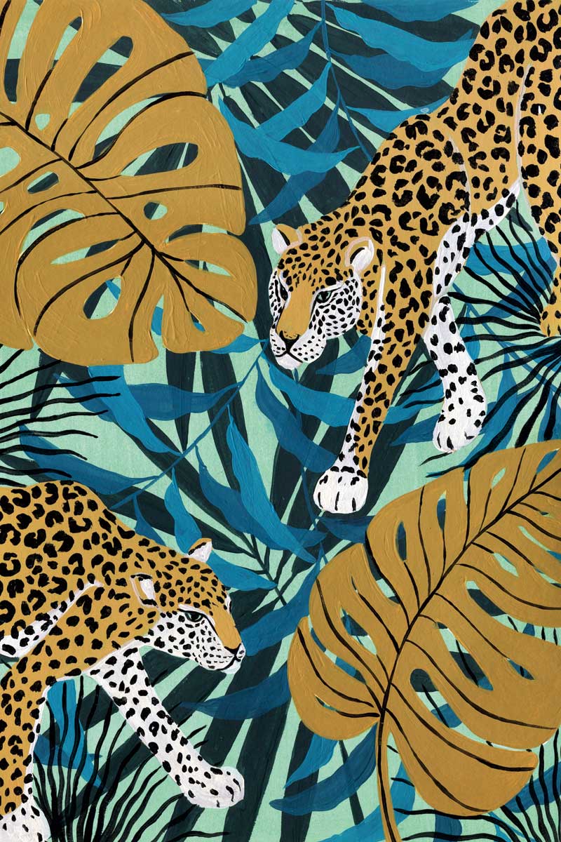 Stalking Cheetahs by artist  Yvette St. Amant