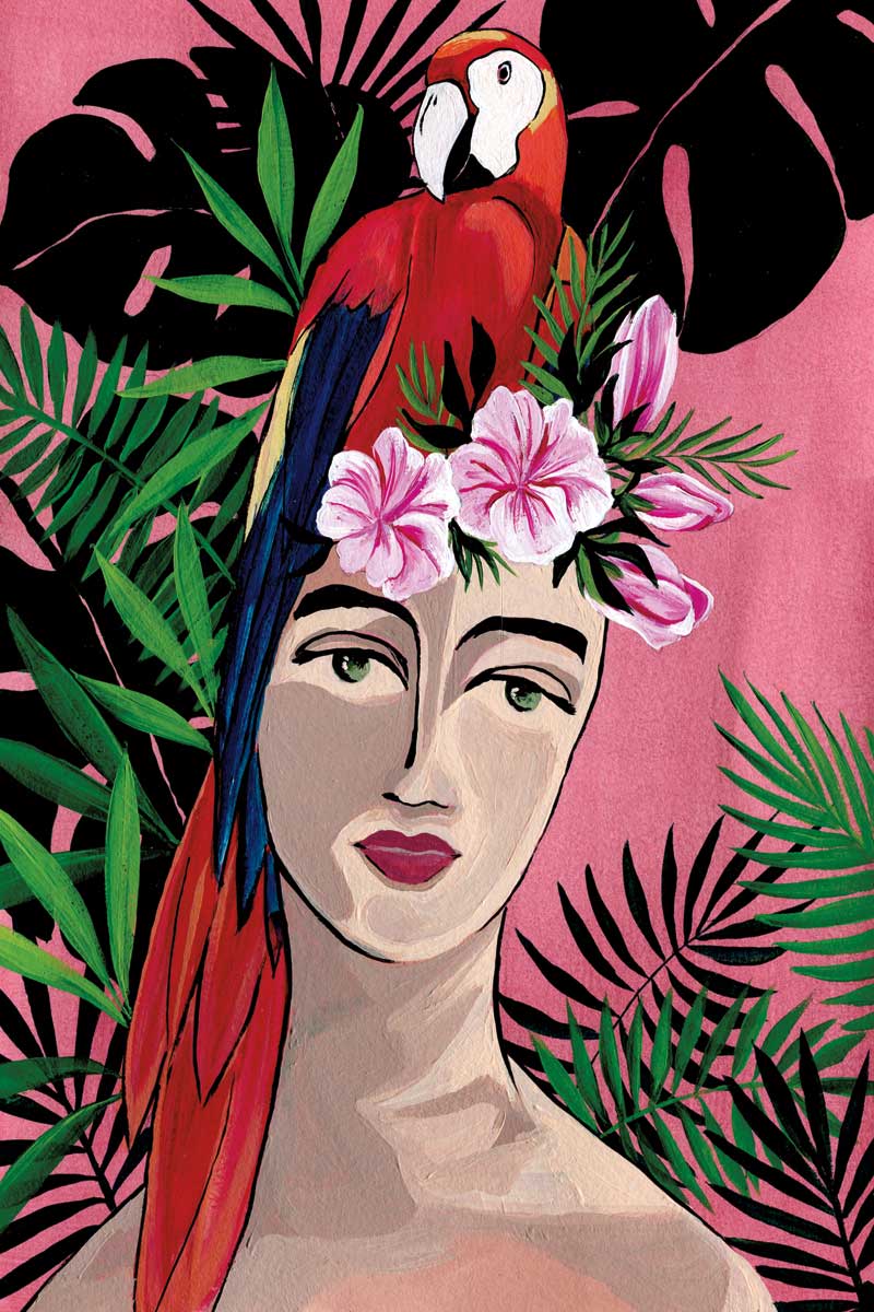 Jungle Portrait by artist  Yvette St. Amant