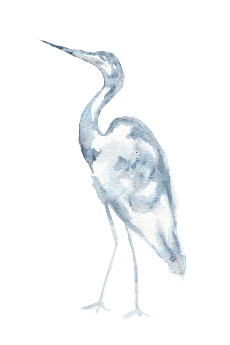 Beach Crane by artist  Yvette St. Amant