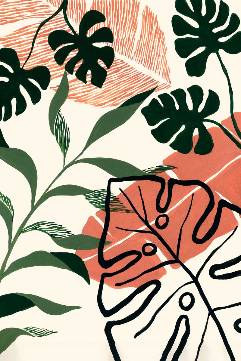 Terracotta Tropics I by artist  Yvette St. Amant