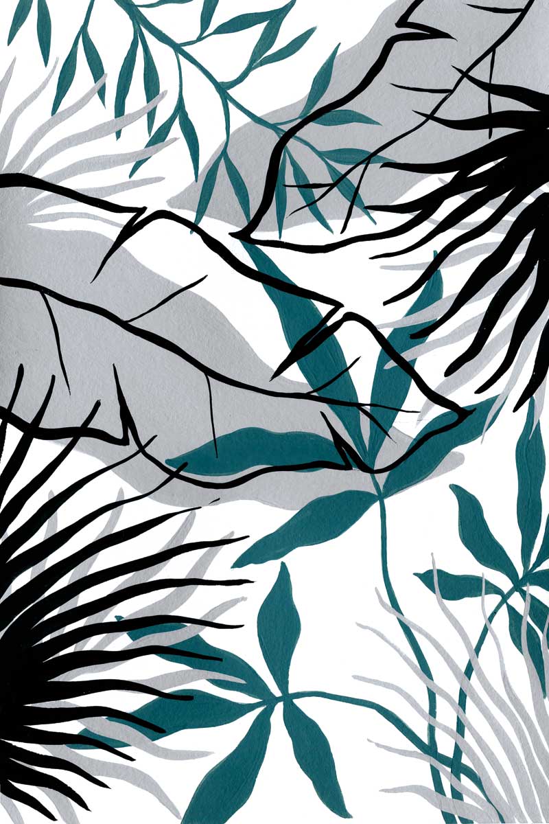 Tropical Monoscape I by artist  Yvette St. Amant