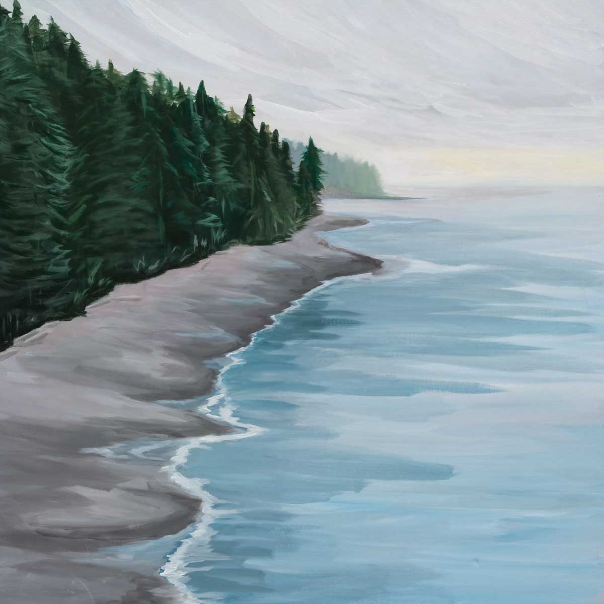 Coastal Trees by artist  Jelena Petric