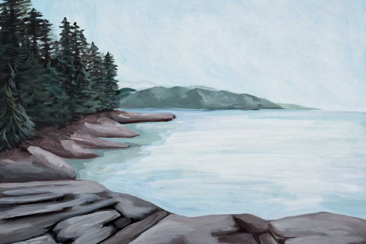 Rocky View by artist  Jelena Petric