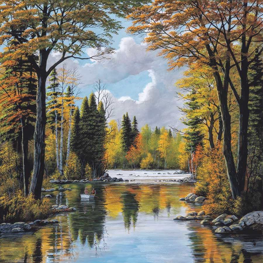 Downstream by artist  Bill Saunders