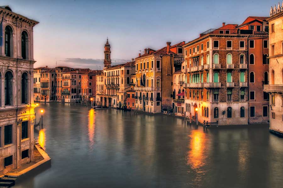 Venice Twilight by artist D. Burt