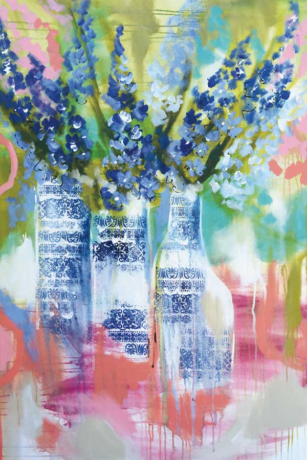 Delphinium Delight by artist Brooks A.