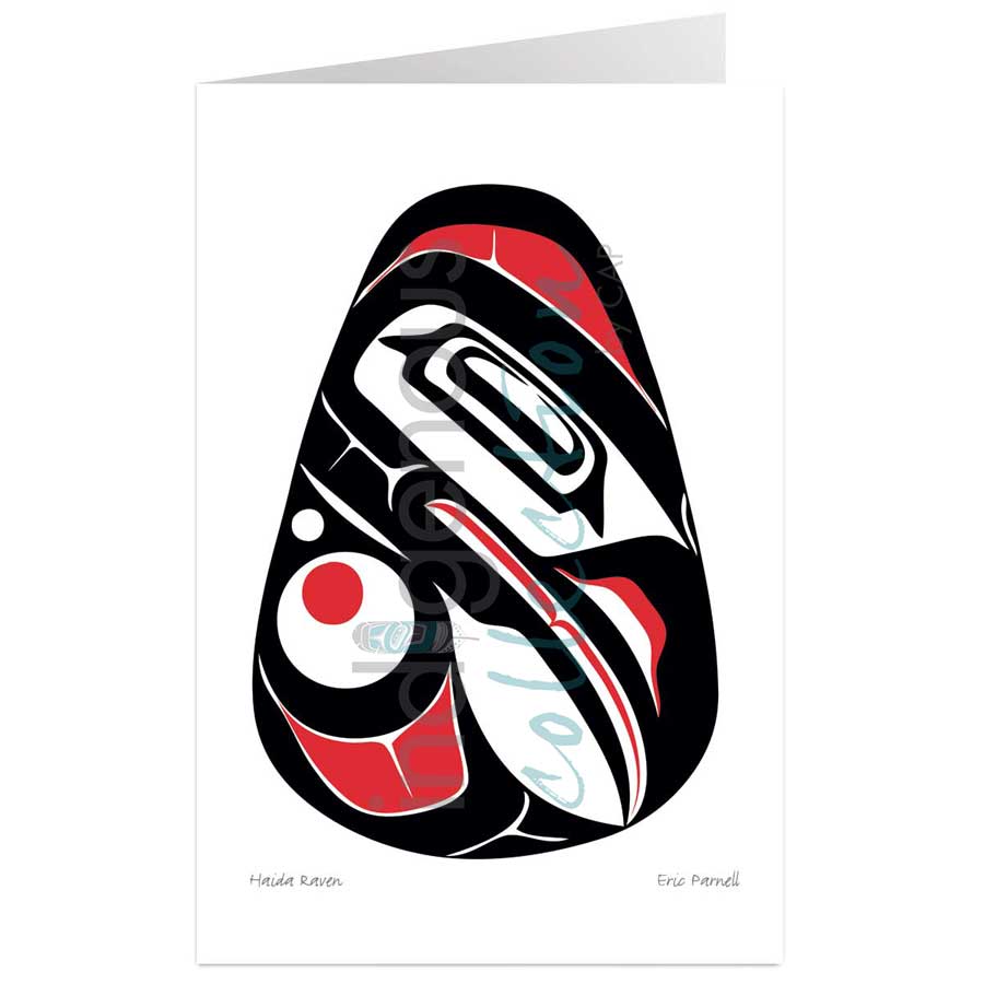 Haida Raven by artist Eric Parnell
