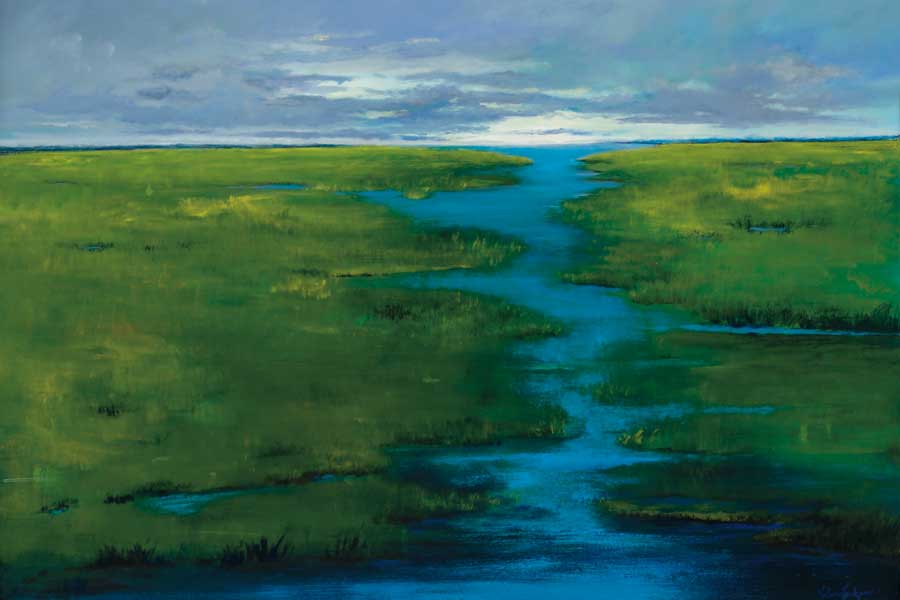 Green Valley by artist Victoria Jackson