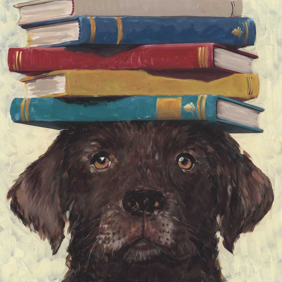 Studious Abby by artist Studio Bautista