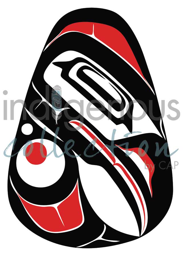 Haida Raven by artist Eric Parnell