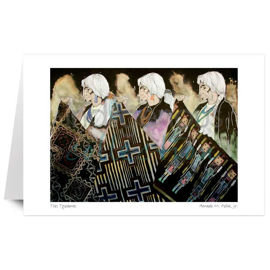 Tres Tejedoras by artist Amado Pena Jr.