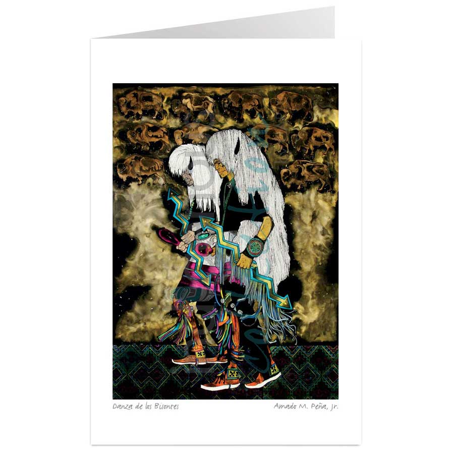 Danza de los Bisontes by artist Amado Pena Jr.