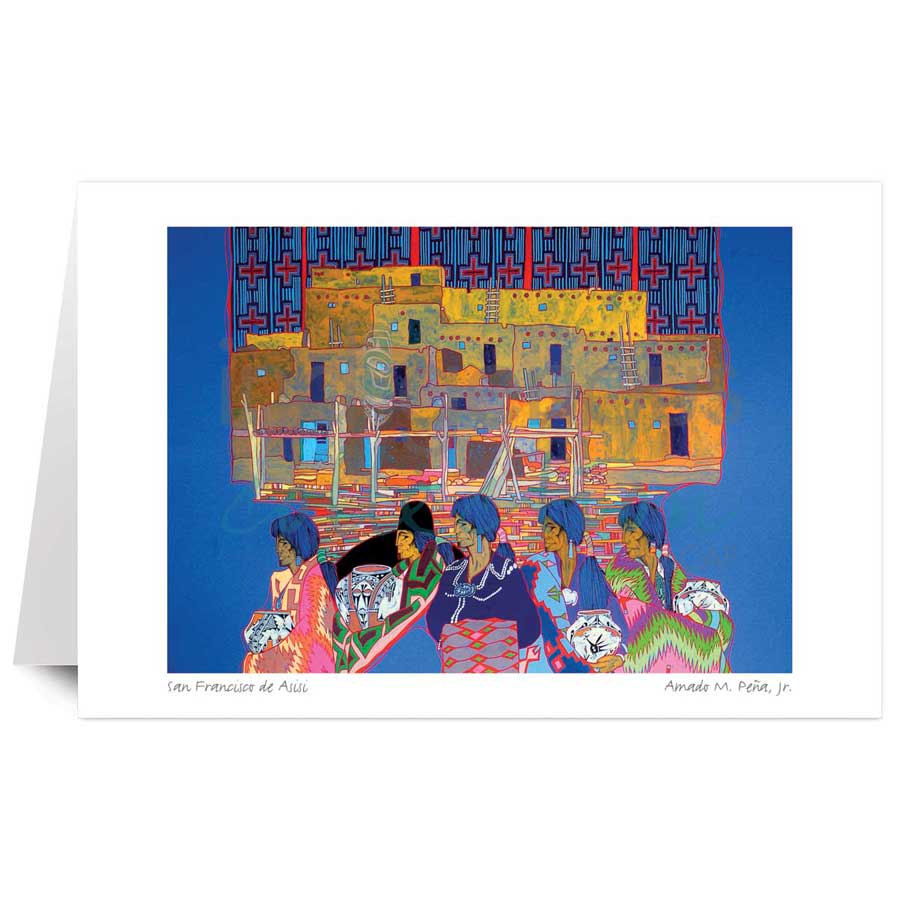 San Francisco de Asis by artist Amado Pena Jr.