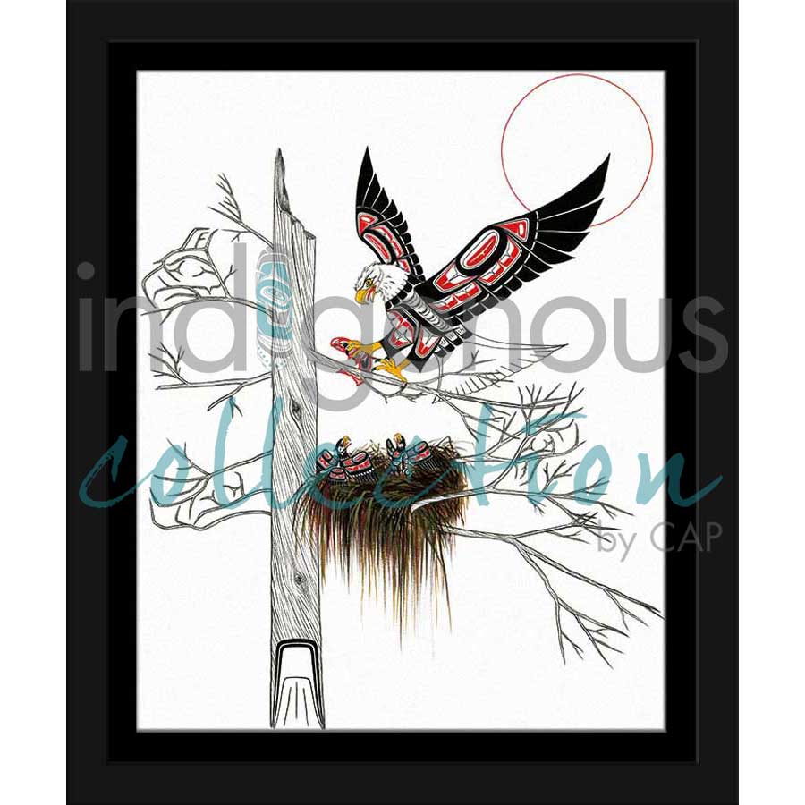 Eagle by artist Richard Shorty - Northern Tutchone. Indigenous Collection