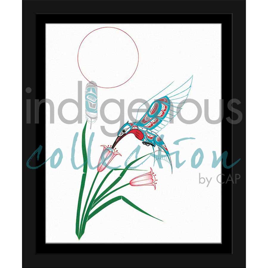 Serenity Hummingbird by artist Richard Shorty - Northern Tutchone. Indigenous Collection