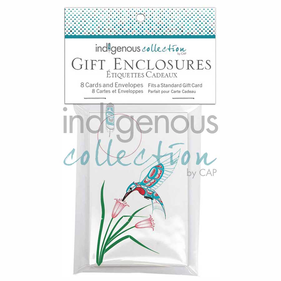 Serenity Hummingbird Gift Enclosure Cards by artist Richard Shorty