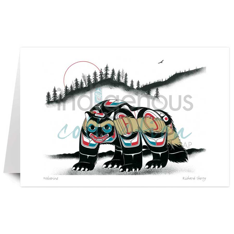 Wolverine by artist Richard Shorty