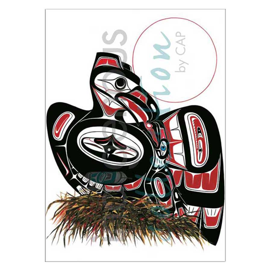 Raven & Little One Canvas Prints