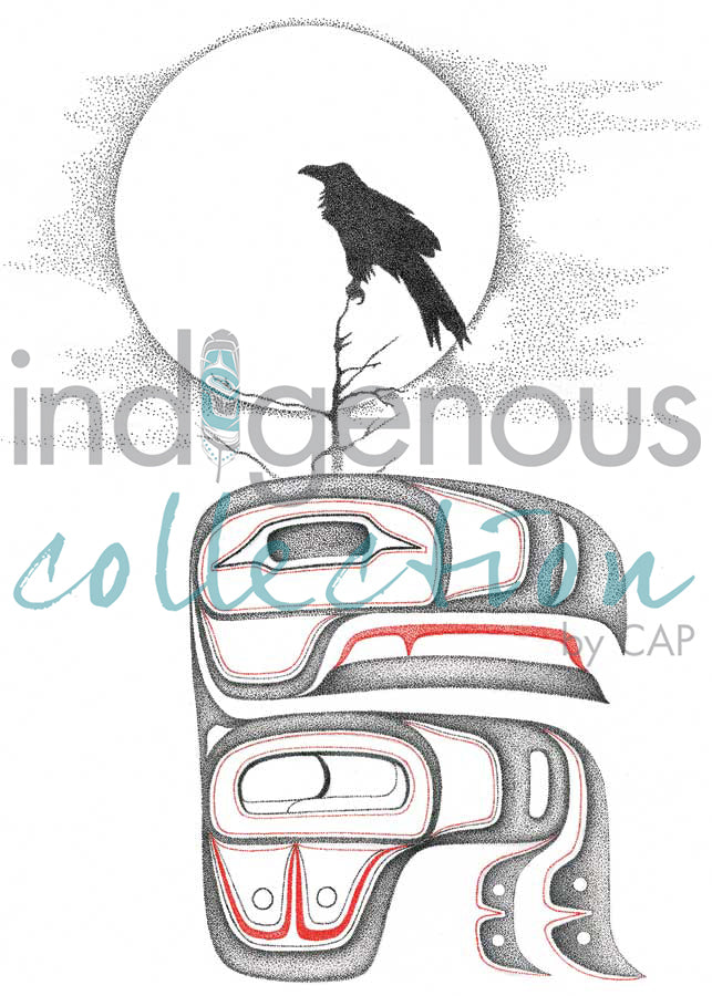 Raven by artist Charles Silverfox