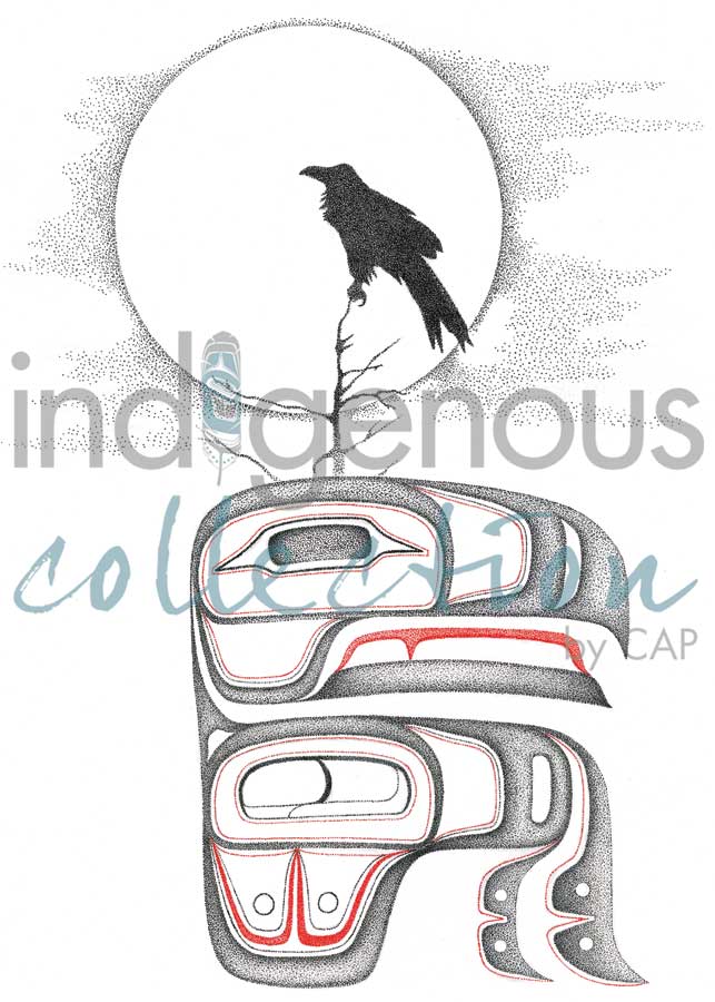 Raven by artist Charles Silverfox