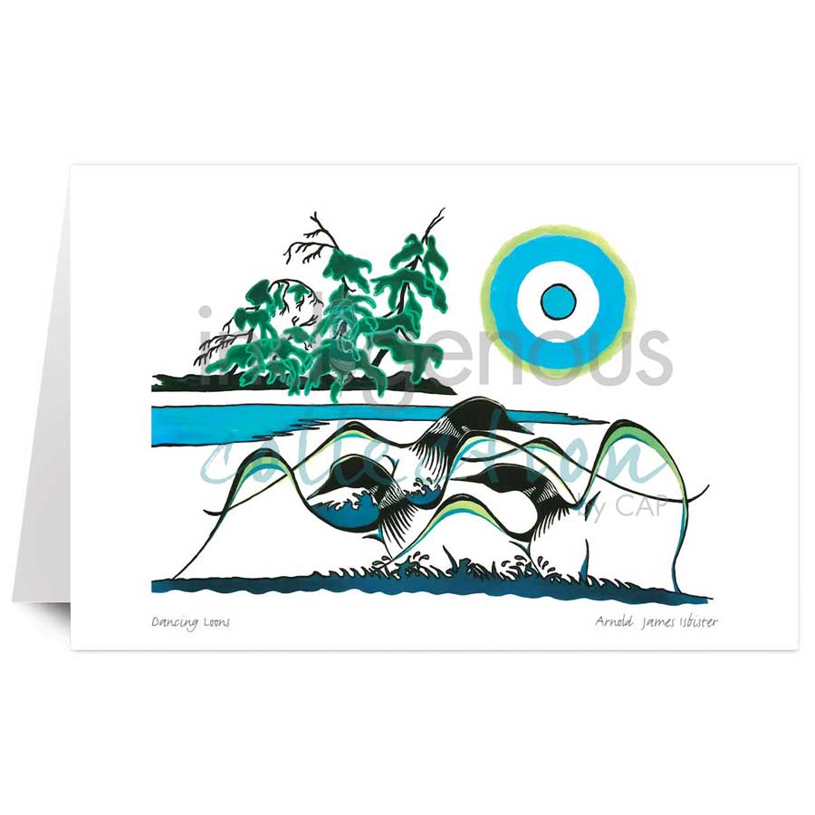 Dancing Loons by artist Arnold Isbister