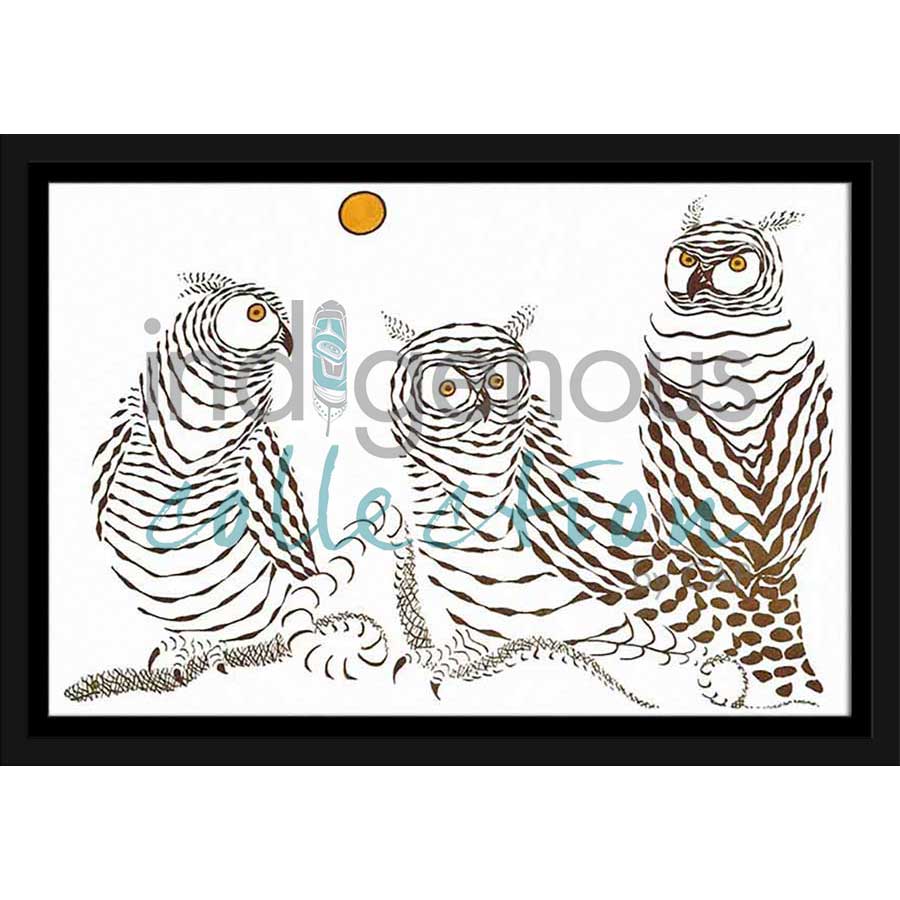 The Protectors by artist Arnold Isbister - Cree. Indigenous Collection