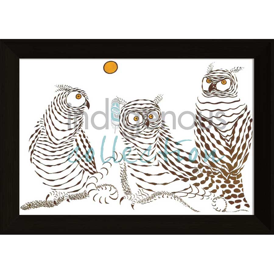 The Protectors by artist Arnold Isbister - Cree. Indigenous Collection