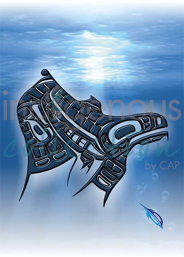 Heiltsuk Salmon – The Journey Home by artist Fred Anderson