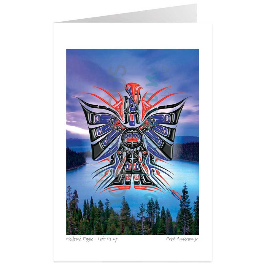 Heiltsuk Eagle ‚Äì Lift Us Up by artist Fred Anderson