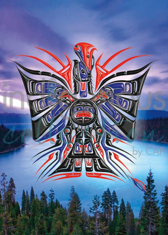 Heiltsuk Eagle – Lift Us Up by artist Fred Anderson