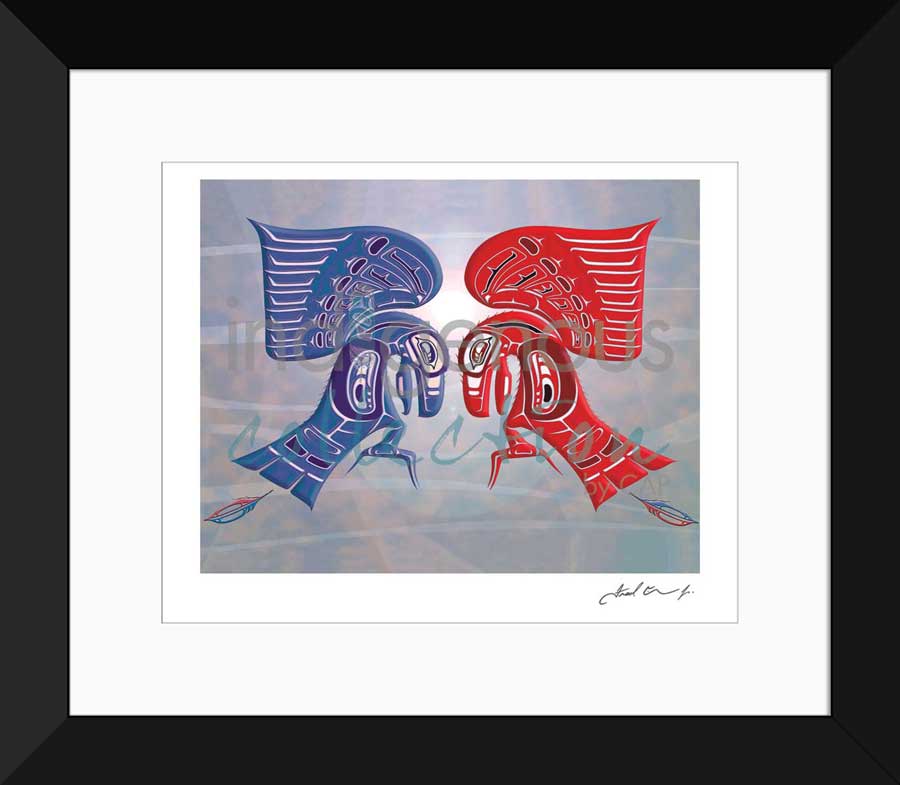 Heiltsuk Raven II "The Bond" Limited Edition. Indigenous Collection