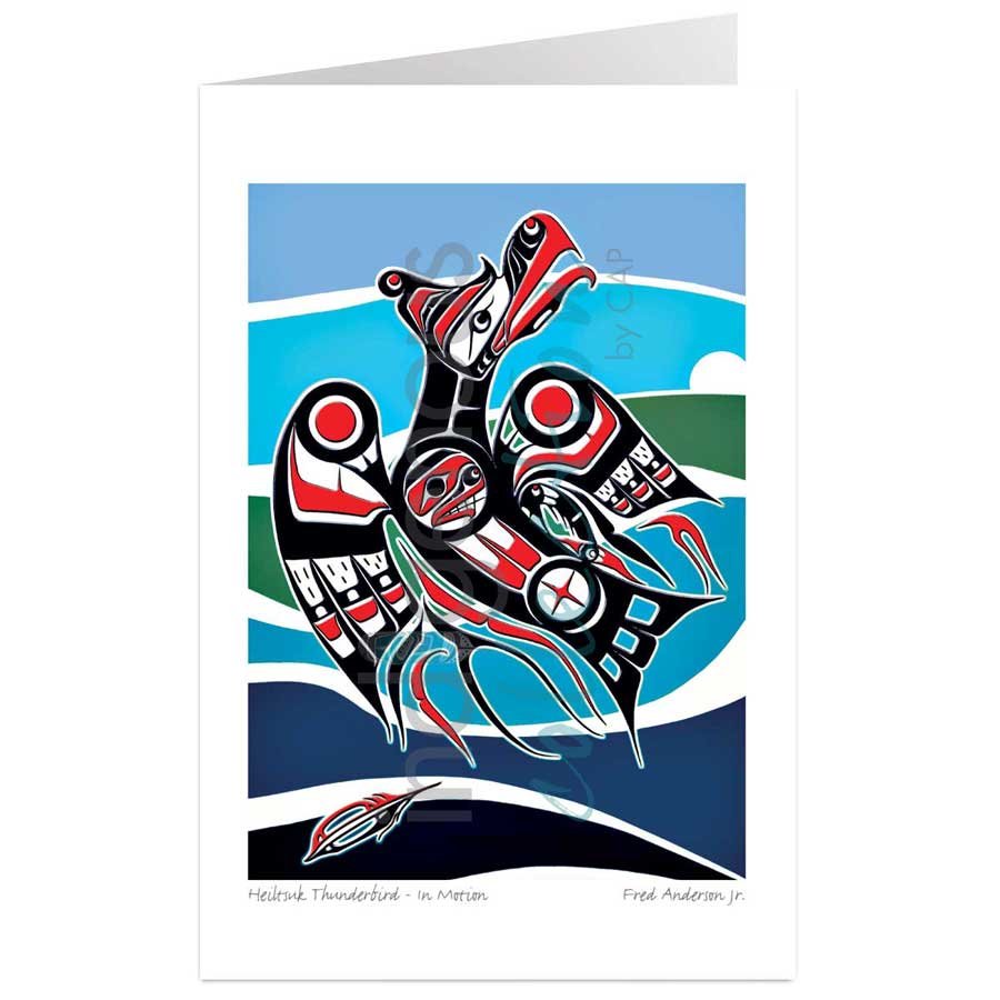 Heiltsuk Thunderbird ‚Äì In Motion by artist Fred Anderson