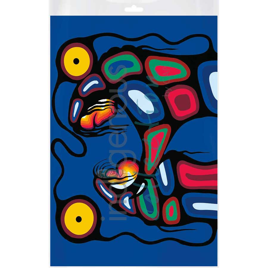 Teaching The Young by artist Frank Polson - Algonquin. Indigenous Collection