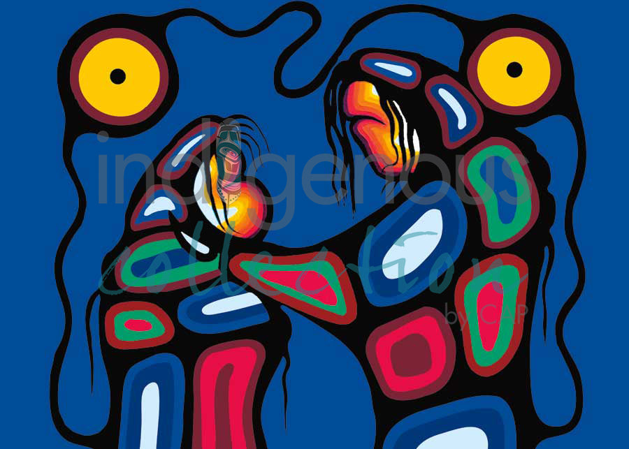 Teaching The Young by artist Frank Polson