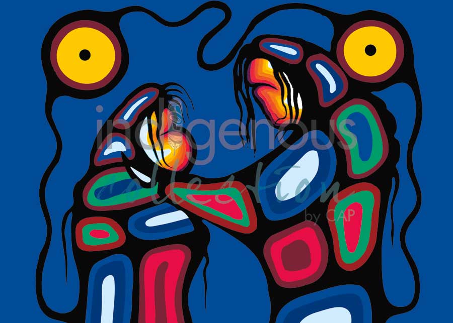 Teaching The Young by artist Frank Polson