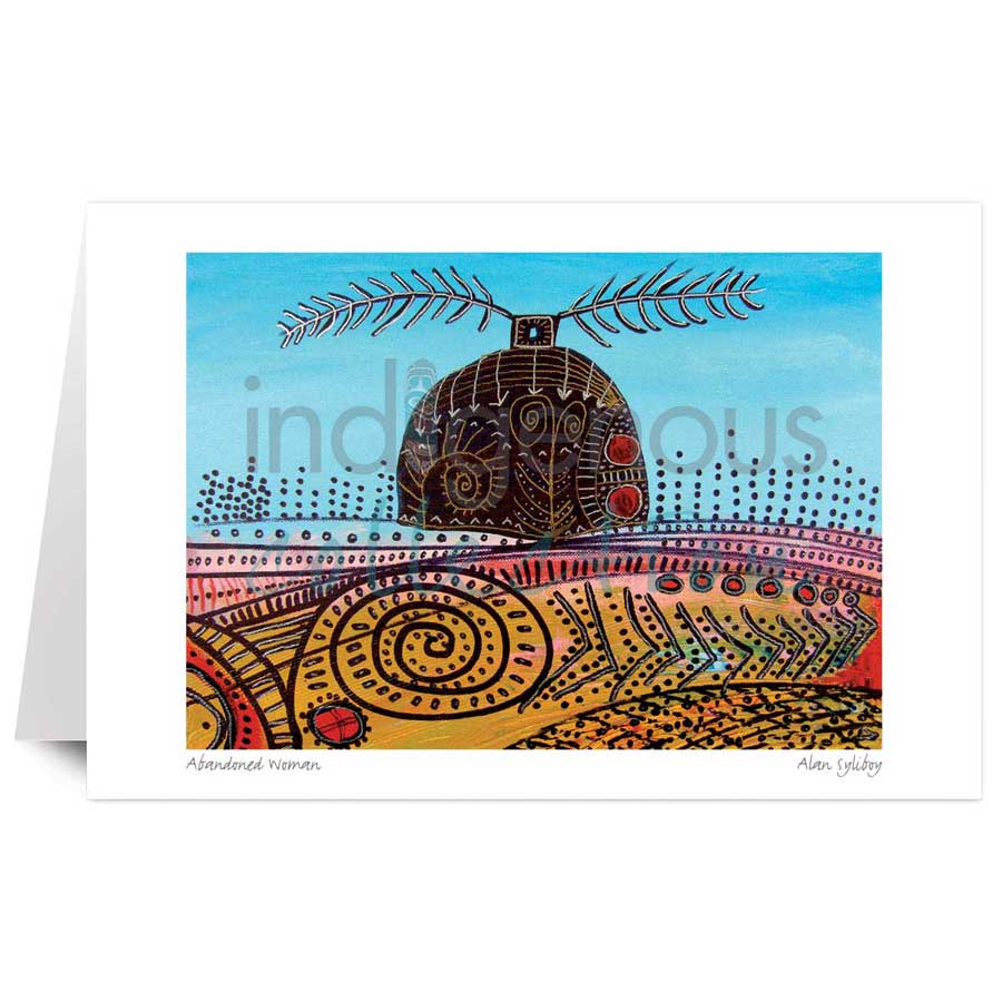 Abandoned Woman by artist Alan Syliboy