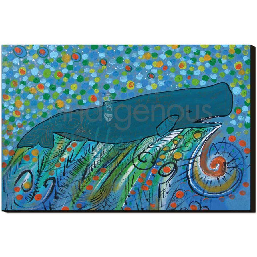 Petroglyph Sperm Whale Plaques