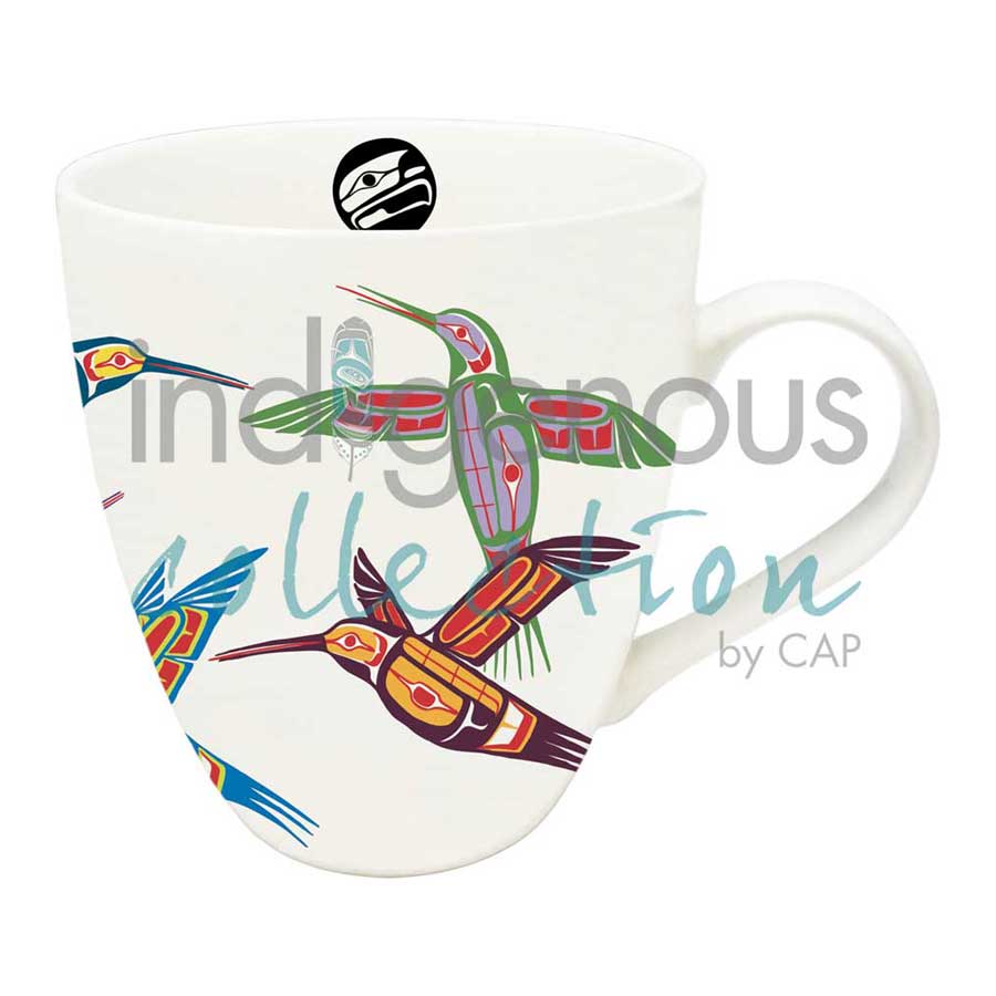 Four Hummingbirds 18 oz. Signature Mug by artist Ben Houstie