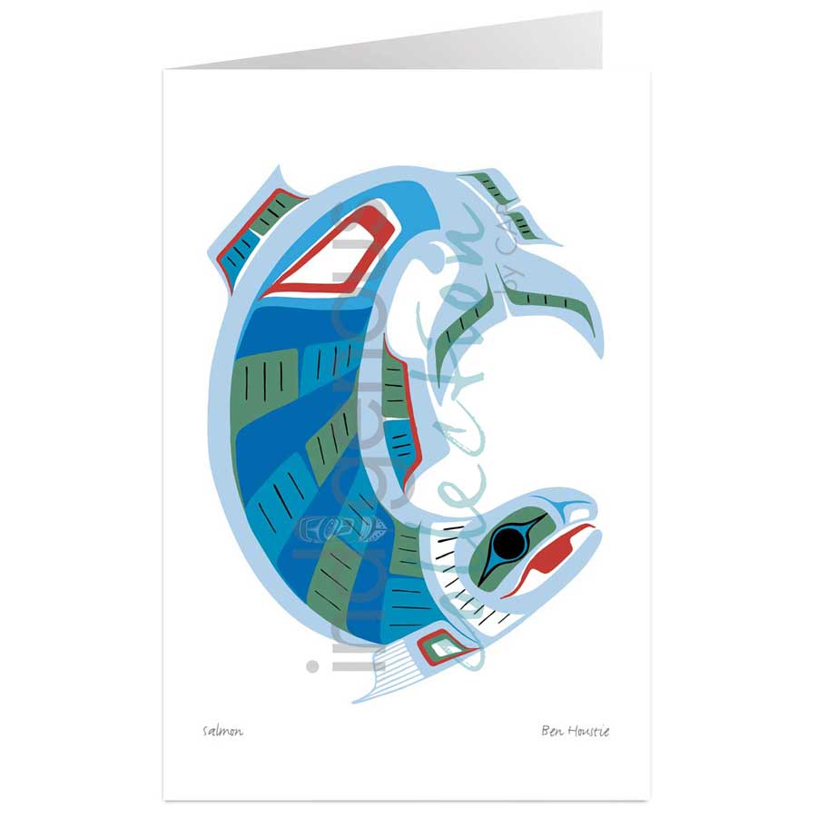 Salmon by artist Ben Houstie