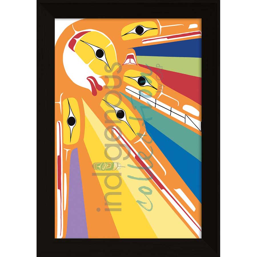 Sun by artist Ben Houstie - Heiltsuk. Indigenous Collection