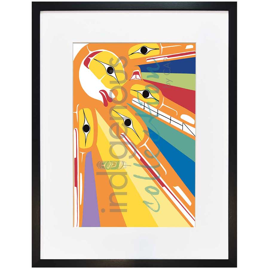 Sun by artist Ben Houstie - Heiltsuk. Indigenous Collection