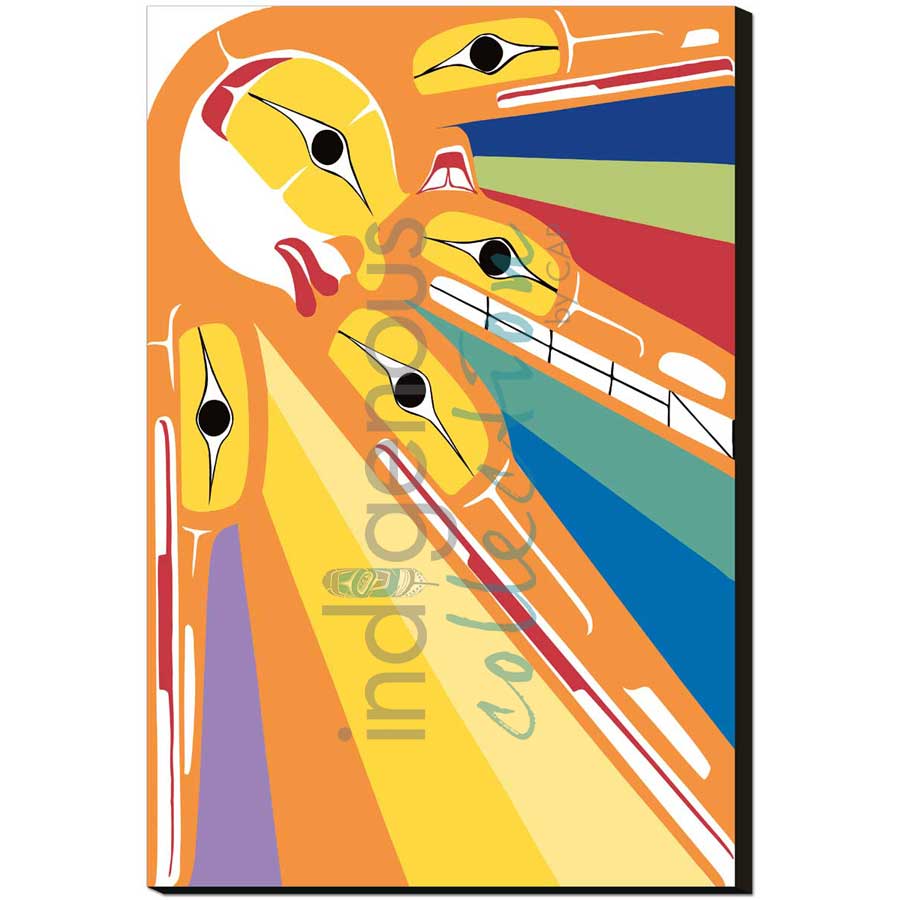 Sun by artist Ben Houstie - Heiltsuk. Indigenous Collection
