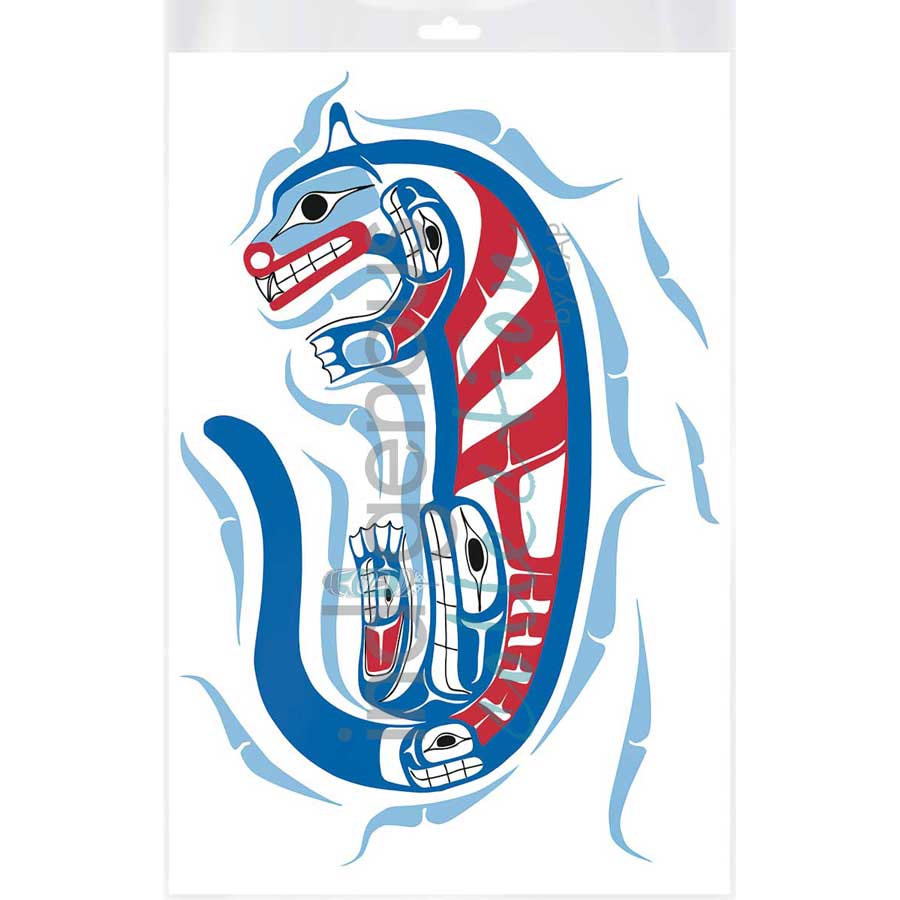 Sea Otter by artist Ben Houstie - Heiltsuk. Indigenous Collection