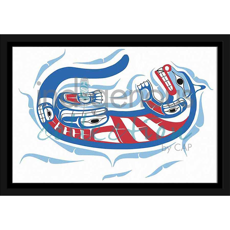 Sea Otter by artist Ben Houstie - Heiltsuk. Indigenous Collection