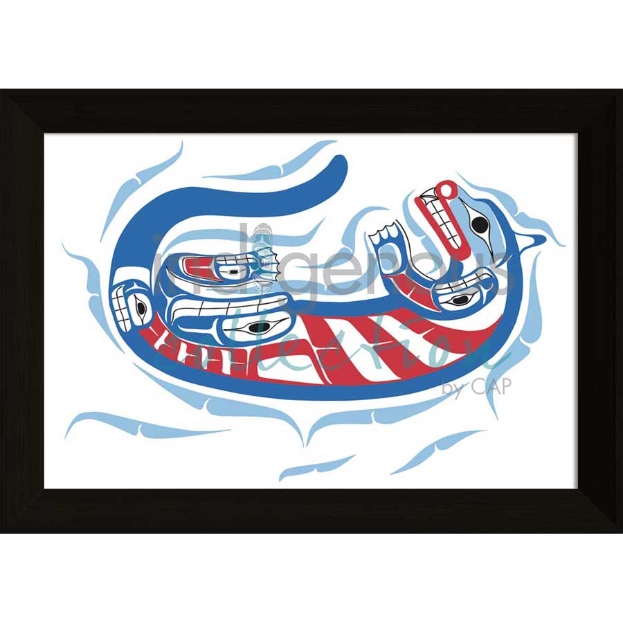 Sea Otter by artist Ben Houstie - Heiltsuk. Indigenous Collection