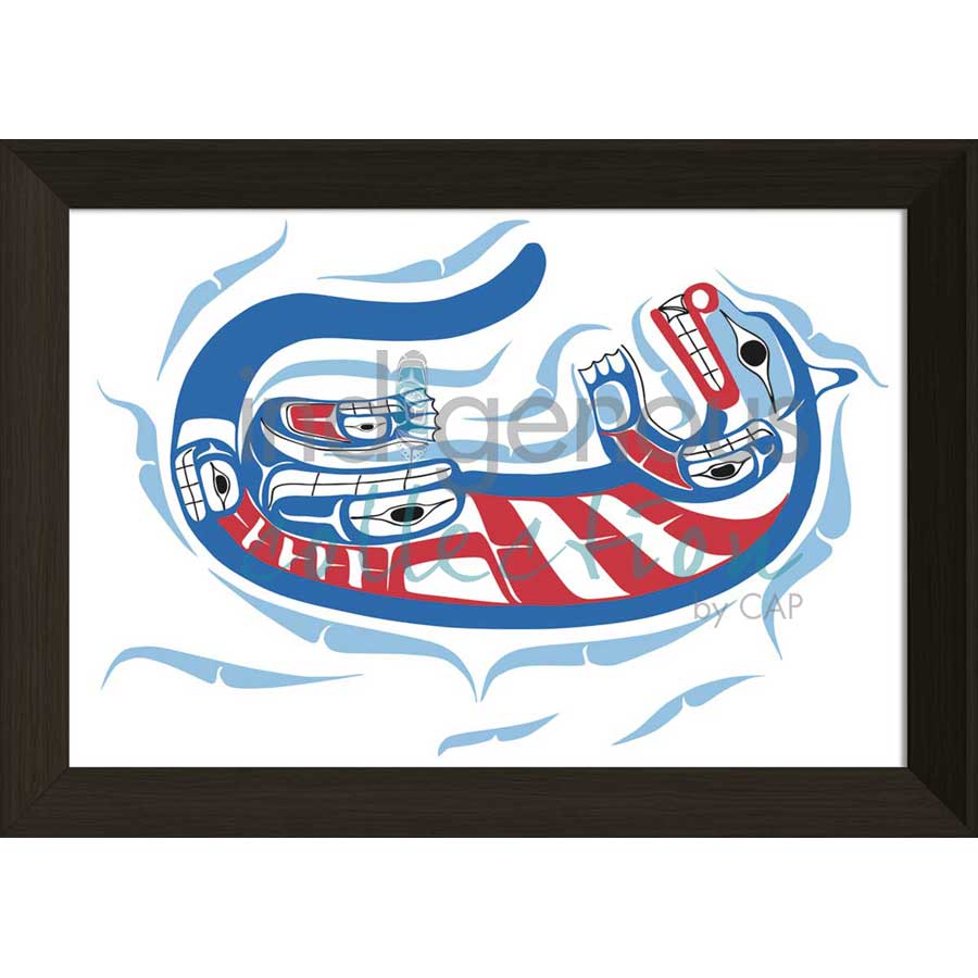 Sea Otter by artist Ben Houstie - Heiltsuk. Indigenous Collection