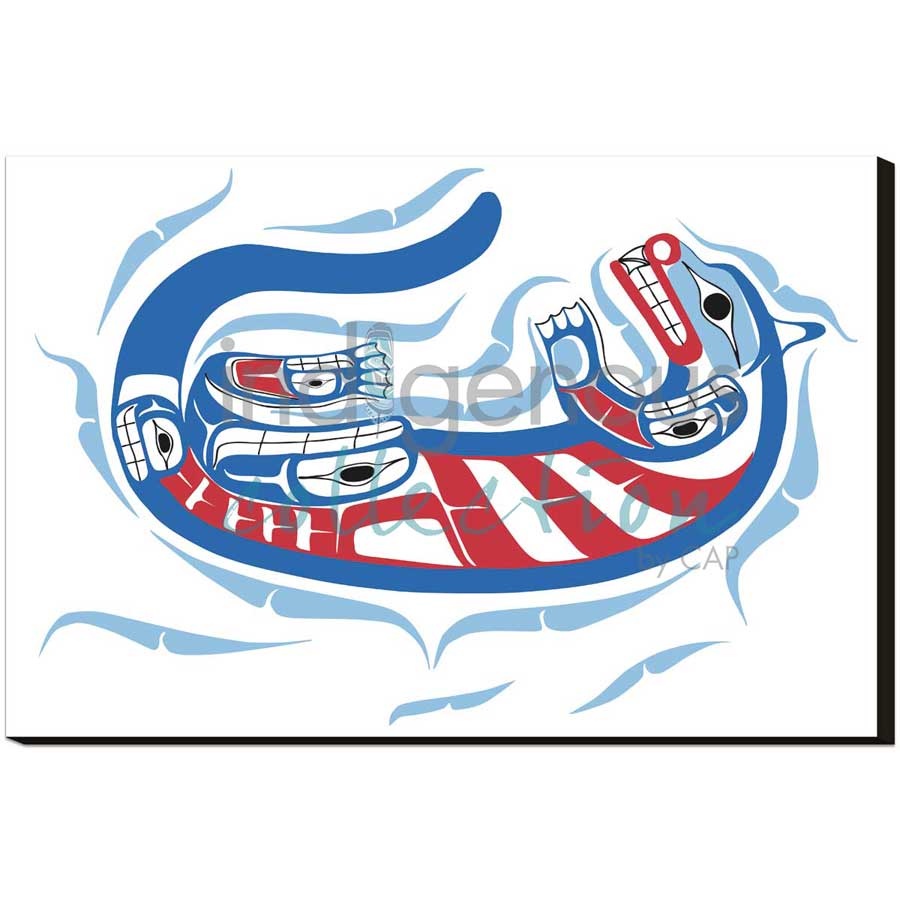 Sea Otter by artist Ben Houstie - Heiltsuk. Indigenous Collection